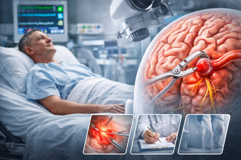 Recuperação após clipagem de aneurisma: o que muda com técnicas modernas de neurocirurgia